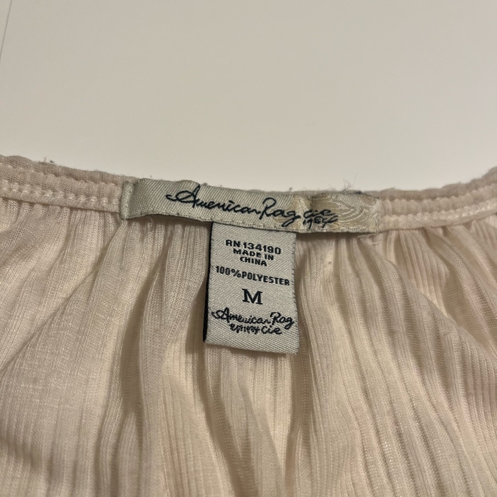 American Rag Cream Blouse - Picture 3 of 10